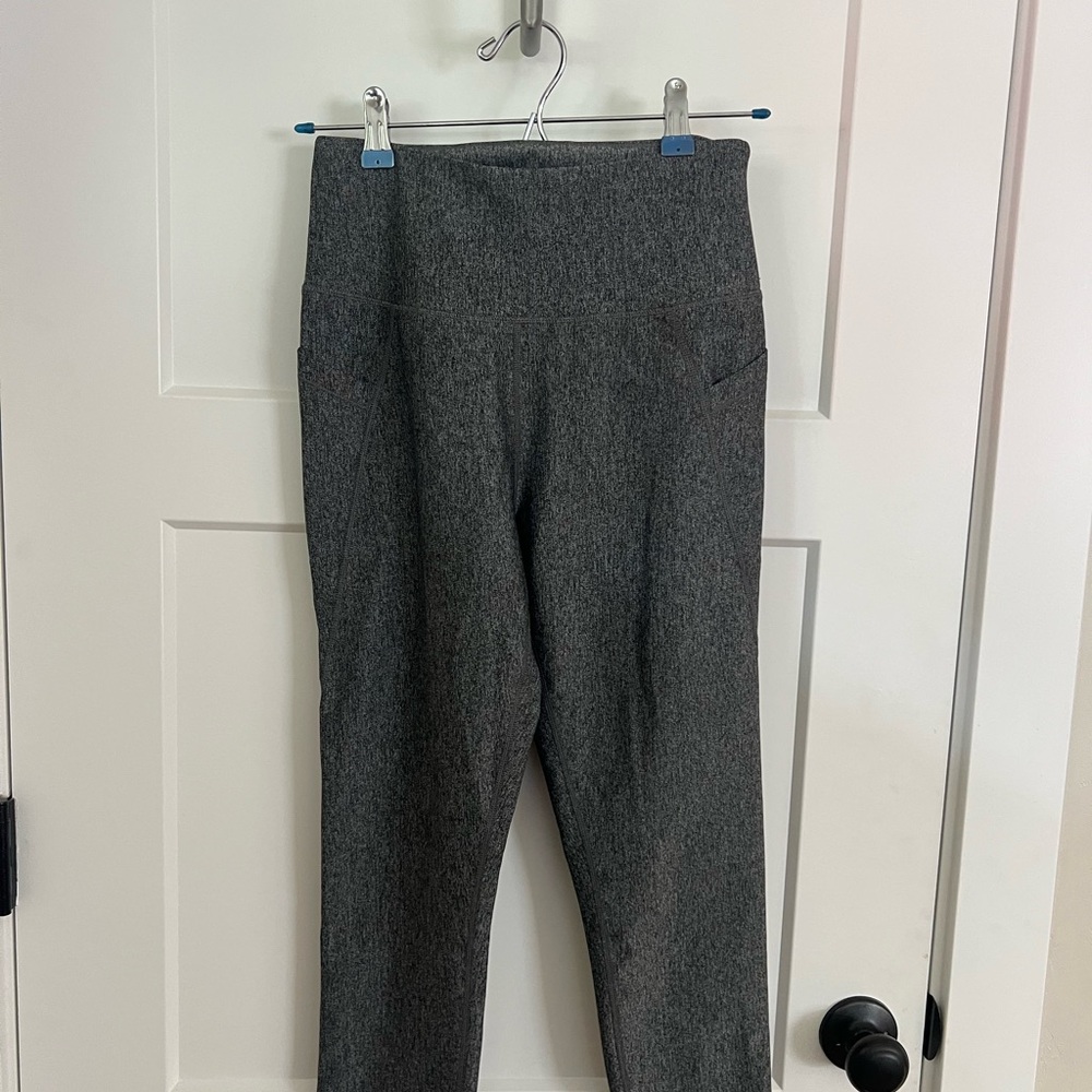 Hype Women's Heather Gray High-Waisted Leggings